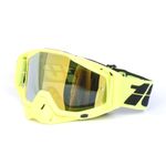 Auto si Moto - Moto - Echipamente protectie moto - Accesorii protectie moto - Ochelari Moto ATV / Enduro / Cross, FIXATO, Lentila Aurie, Rama Galben - Infinity.ro