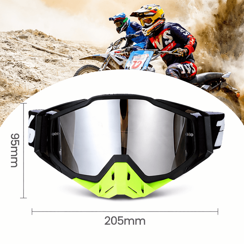 Auto si Moto - Moto - Echipamente protectie moto - Accesorii protectie moto - Ochelari Moto ATV / Enduro / Cross, FIXATO, Lentila Aurie, Rama Portocaliu cu Alb - Infinity.ro