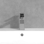 Casa si Gradina - Sanitare - Lavoar baie si accesorii - Baterii sanitare - Baterie lavoar Villeroy & Boch, Architectura Square, fara ventil, crom - Infinity.ro