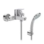 Casa si Gradina - Sanitare - Lavoar baie si accesorii - Baterii sanitare - Baterie cada - dus Ideal Standard Ceraflex crom lucios cu set de dus - Infinity.ro