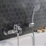 Casa si Gradina - Sanitare - Lavoar baie si accesorii - Baterii sanitare - Baterie cada - dus Ideal Standard Ceraflex crom lucios cu set de dus - Infinity.ro