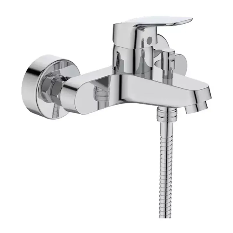 Casa si Gradina - Sanitare - Lavoar baie si accesorii - Baterii sanitare - Baterie cada - dus Ideal Standard Ceraflex crom lucios cu set de dus - Infinity.ro