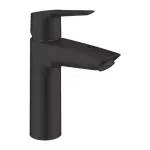 Casa si Gradina - Sanitare - Lavoar baie si accesorii - Baterii sanitare - Baterie lavoar Grohe Start negru mat cu ventil Click-Clack - Infinity.ro