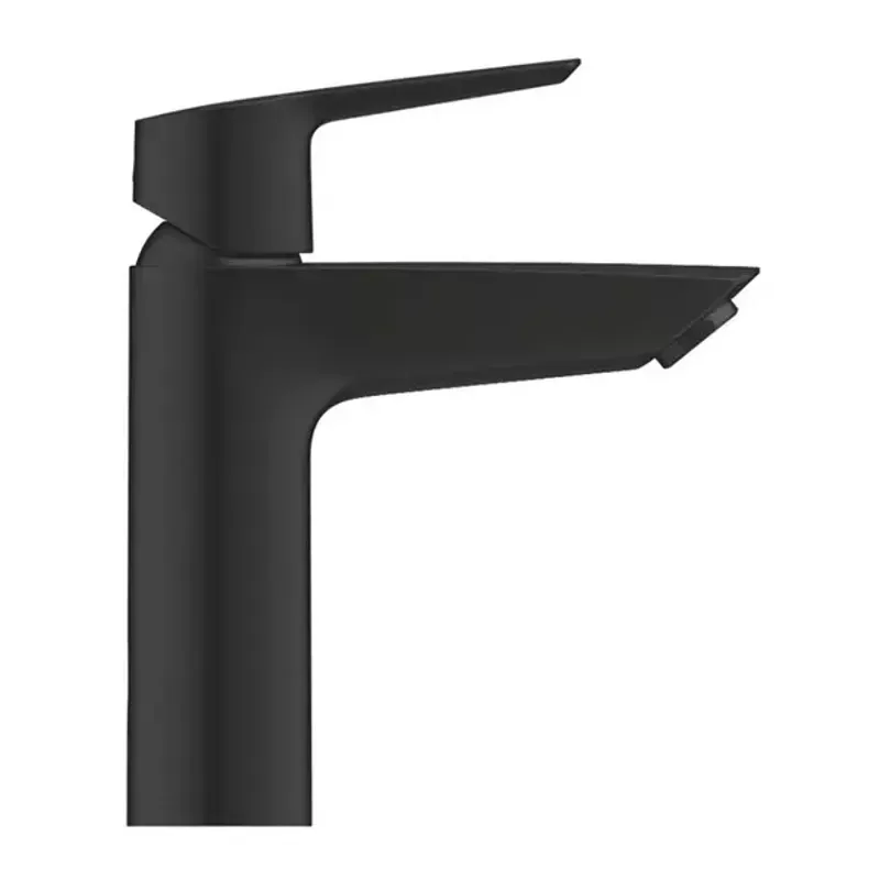 Casa si Gradina - Sanitare - Lavoar baie si accesorii - Baterii sanitare - Baterie lavoar Grohe Start negru mat cu ventil Click-Clack - Infinity.ro