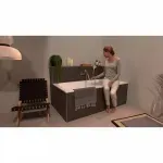 Casa si Gradina - Sanitare - Lavoar baie si accesorii - Baterii sanitare - Baterie cada - dus Hansgrohe Logis monocomanda crom lucios - Infinity.ro