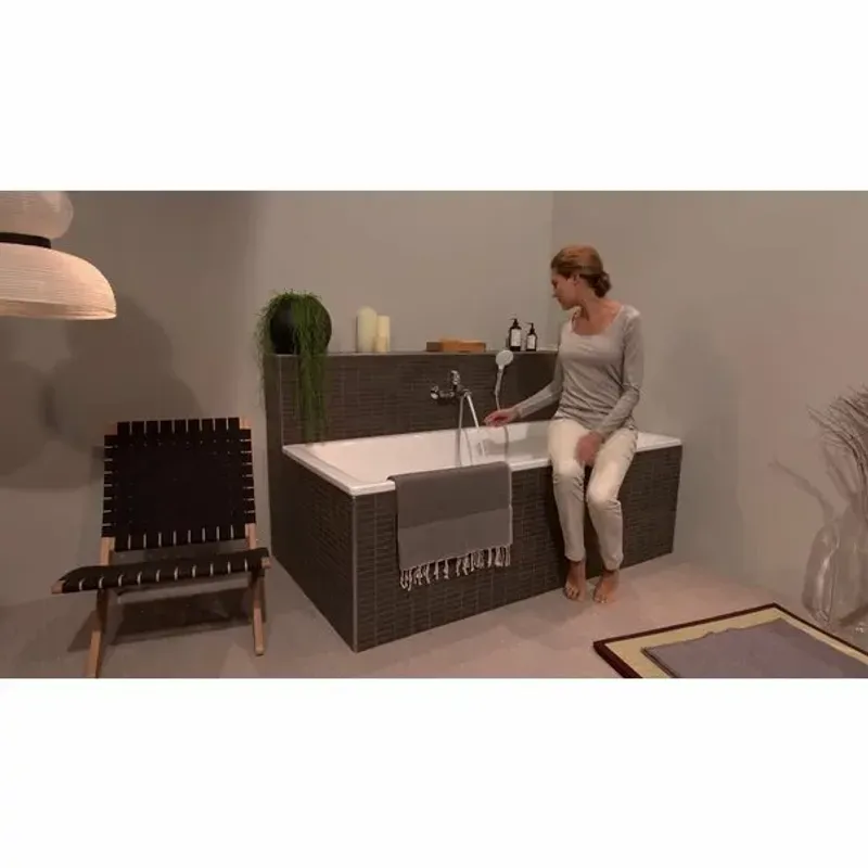 Casa si Gradina - Sanitare - Lavoar baie si accesorii - Baterii sanitare - Baterie cada - dus Hansgrohe Logis monocomanda crom lucios - Infinity.ro