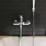 Casa si Gradina - Sanitare - Lavoar baie si accesorii - Baterii sanitare - Baterie cada - dus Hansgrohe Logis monocomanda crom lucios - Infinity.ro