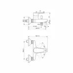 Casa si Gradina - Sanitare - Lavoar baie si accesorii - Baterii sanitare - Baterie pentru cada Ideal Standard Cerafine D cu divertor automat - Infinity.ro