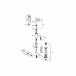 Casa si Gradina - Sanitare - Lavoar baie si accesorii - Baterii sanitare - Baterie lavoar Grohe Eurosmart Cosmopolitan M crom lucios - Infinity.ro