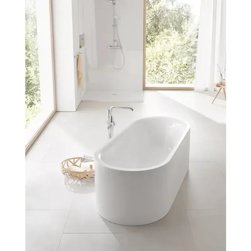Casa si Gradina - Sanitare - Lavoar baie si accesorii - Baterii sanitare - Baterie cada - dus freestanding Grohe Essence crom lucios - Infinity.ro