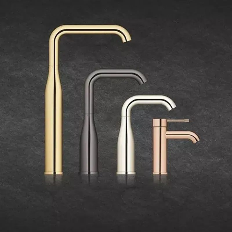 Casa si Gradina - Sanitare - Lavoar baie si accesorii - Baterii sanitare - Baterie lavoar inalta Grohe Essence XL auriu periat Cool Sunrise - Infinity.ro