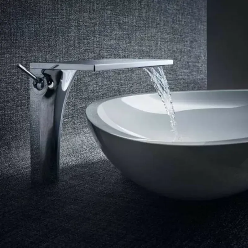 Casa si Gradina - Sanitare - Lavoar baie si accesorii - Baterii sanitare - Baterie lavoar monocomanda Hansgrohe Axor Massaud 220 - Infinity.ro