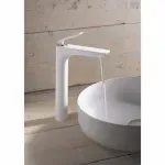 Casa si Gradina - Sanitare - Lavoar baie si accesorii - Baterii sanitare - Baterie alba lavoar inalta Kludi Balance 272 - Infinity.ro