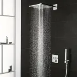 Casa si Gradina - Sanitare - Lavoar baie si accesorii - Baterii sanitare - Baterie dus Grohe Grohtherm SmartControl termostatica patrata cu 3 iesiri - Infinity.ro