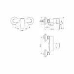 Casa si Gradina - Sanitare - Lavoar baie si accesorii - Baterii sanitare - Baterie pentru dus Ideal Standard Cerafine D - Infinity.ro