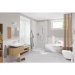 Casa si Gradina - Sanitare - Lavoar baie si accesorii - Baterii sanitare - Baterie lavoar monocomanda Grohe Cubeo S cu ventil Pop-Up crom lucios - Infinity.ro