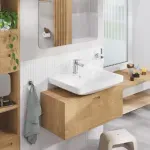 Casa si Gradina - Sanitare - Lavoar baie si accesorii - Baterii sanitare - Baterie lavoar monocomanda Grohe Cubeo S cu ventil Pop-Up crom lucios - Infinity.ro