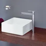 Casa si Gradina - Sanitare - Lavoar baie si accesorii - Baterii sanitare - Baterie lavoar inalta Grohe Lineare marimea XL crom - Infinity.ro