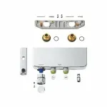 Casa si Gradina - Sanitare - Lavoar baie si accesorii - Baterii sanitare - Baterie cada Grohe Grohtherm SmartControl termostatica - Infinity.ro