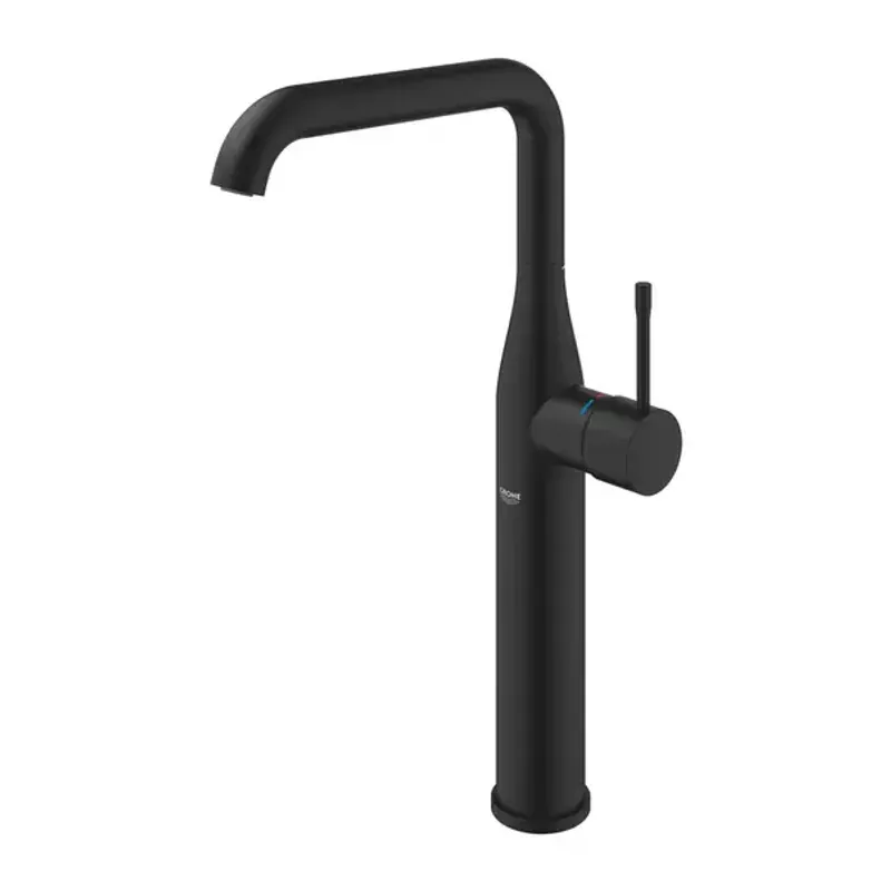 Casa si Gradina - Sanitare - Lavoar baie si accesorii - Baterii sanitare - Baterie lavoar inalta Grohe Essence negru mat Phantom Black - Infinity.ro