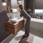 Casa si Gradina - Sanitare - Lavoar baie si accesorii - Baterii sanitare - Baterie lavoar inalta Hansgrohe Vivenis 250 cu ventil Pop-Up alb mat - Infinity.ro