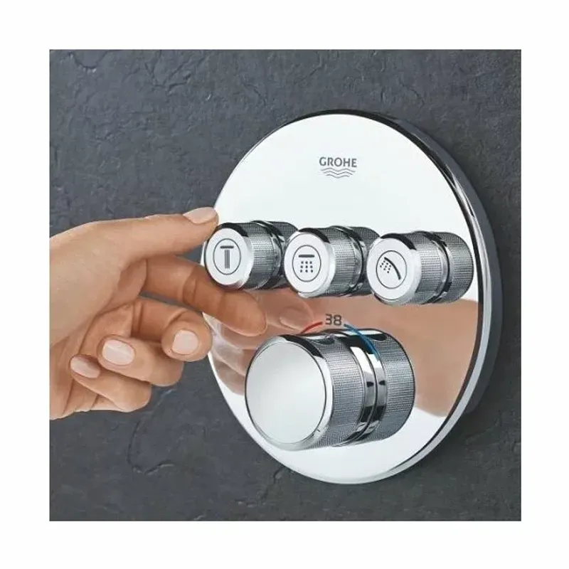 Casa si Gradina - Sanitare - Lavoar baie si accesorii - Baterii sanitare - Baterie dus Grohe Grohtherm SmartControl termostatica cu 3 iesiri - Infinity.ro