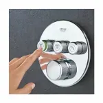 Casa si Gradina - Sanitare - Lavoar baie si accesorii - Baterii sanitare - Baterie dus Grohe Grohtherm SmartControl termostatica cu 3 iesiri - Infinity.ro