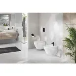 Casa si Gradina - Sanitare - Lavoar baie si accesorii - Baterii sanitare - Baterie bideu monocomanda Grohe Cubeo cu ventil Pop-Up negru mat - Infinity.ro