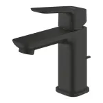 Casa si Gradina - Sanitare - Lavoar baie si accesorii - Baterii sanitare - Baterie lavoar monocomanda Grohe Cubeo S cu ventil Pop-Up negru mat - Infinity.ro