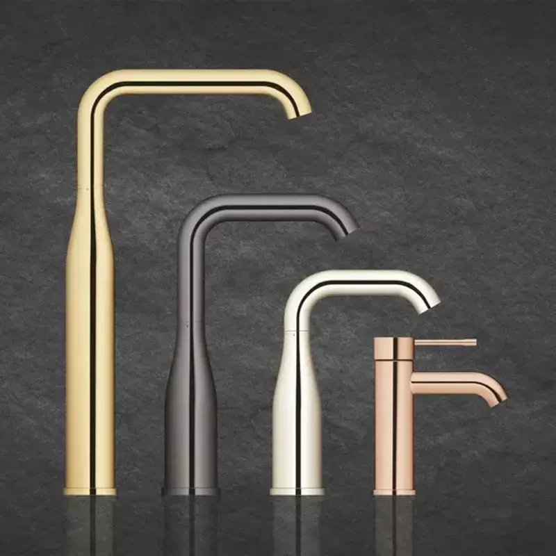 Casa si Gradina - Sanitare - Lavoar baie si accesorii - Baterii sanitare - Baterie lavoar inalta Grohe Essence XL auriu lucios Cool Sunrise - Infinity.ro