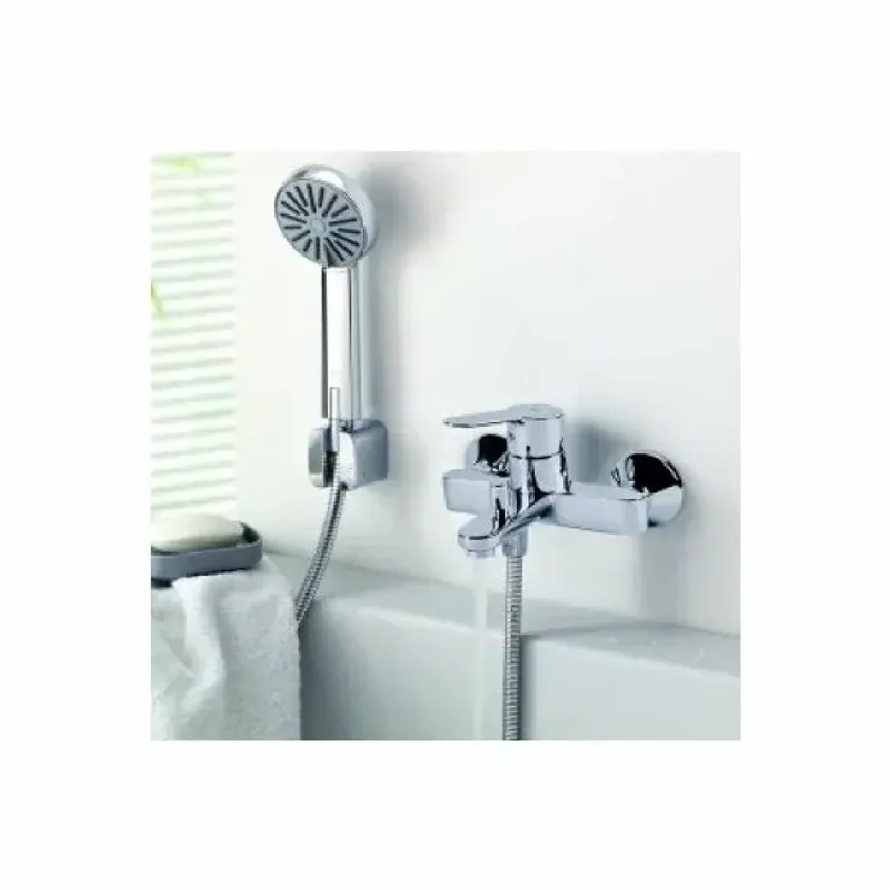 Casa si Gradina - Sanitare - Lavoar baie si accesorii - Baterii sanitare - Baterie cada - dus Grohe BauEdge crom - Infinity.ro