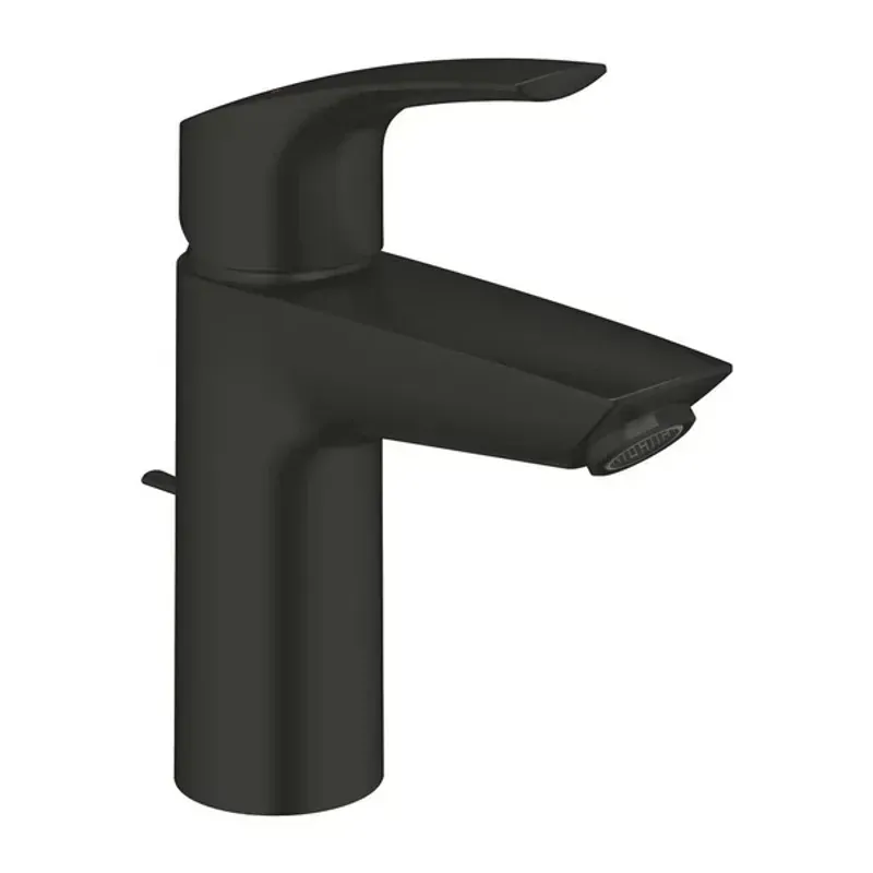 Casa si Gradina - Sanitare - Lavoar baie si accesorii - Baterii sanitare - Baterie lavoar monocomanda negru mat Grohe Eurosmart New S - Infinity.ro