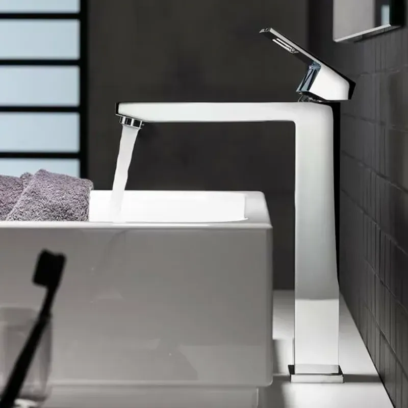 Casa si Gradina - Sanitare - Lavoar baie si accesorii - Baterii sanitare - Baterie lavoar inalta Grohe Eurocube XL crom lucios - Infinity.ro