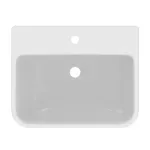 Casa si Gradina - Sanitare - Lavoar baie si accesorii - Lavoare si piedestale - Lavoar semiincastrat Ideal Standard i.life B alb lucios 55 cm cu orificiu baterie si preaplin - Infinity.ro