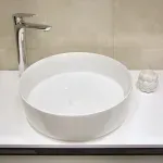 Casa si Gradina - Sanitare - Lavoar baie si accesorii - Lavoare si piedestale - Lavoar pe blat alb Fluminia Alice 40 cm - Infinity.ro