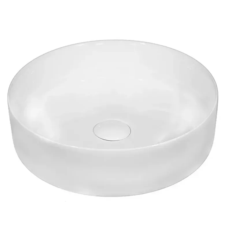 Casa si Gradina - Sanitare - Lavoar baie si accesorii - Lavoare si piedestale - Lavoar pe blat alb Fluminia Alice 40 cm - Infinity.ro