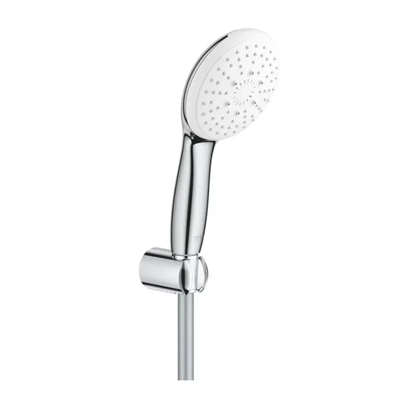 Casa si Gradina - Sanitare - Lavoar baie si accesorii - Baterii sanitare - Set baterii lavoar cada Grohe BauEdge si dus cu porter Tempesta crom lucios - Infinity.ro
