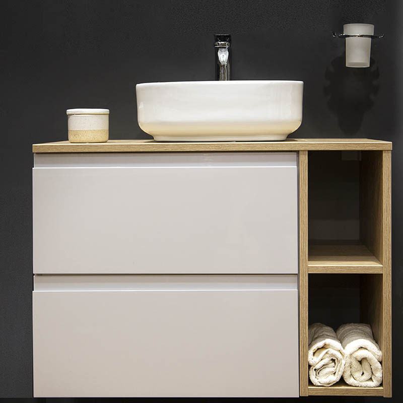 Casa si Gradina - Sanitare - Lavoar baie si accesorii - Lavoare si piedestale - Lavoar pe blat, Fluminia, Juno-38, patrat, 38,5 x 38,5 cm, alb - Infinity.ro