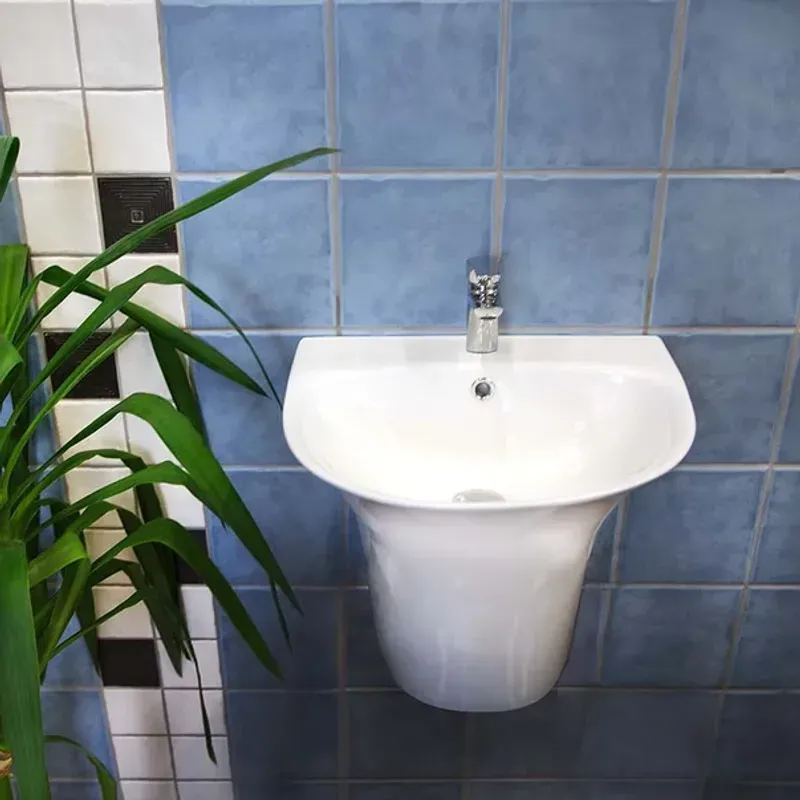 Casa si Gradina - Sanitare - Lavoar baie si accesorii - Lavoare si piedestale - Lavoar suspendat alb Fluminia Cassio 48 cm - Infinity.ro