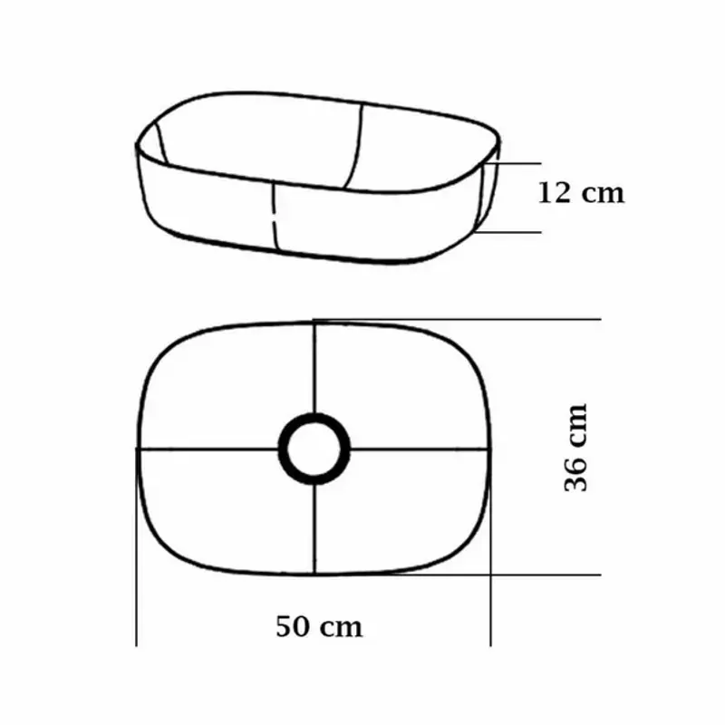 Casa si Gradina - Sanitare - Lavoar baie si accesorii - Lavoare si piedestale - Lavoar pe blat KolpaSan Alexis alb 50 cm - Infinity.ro