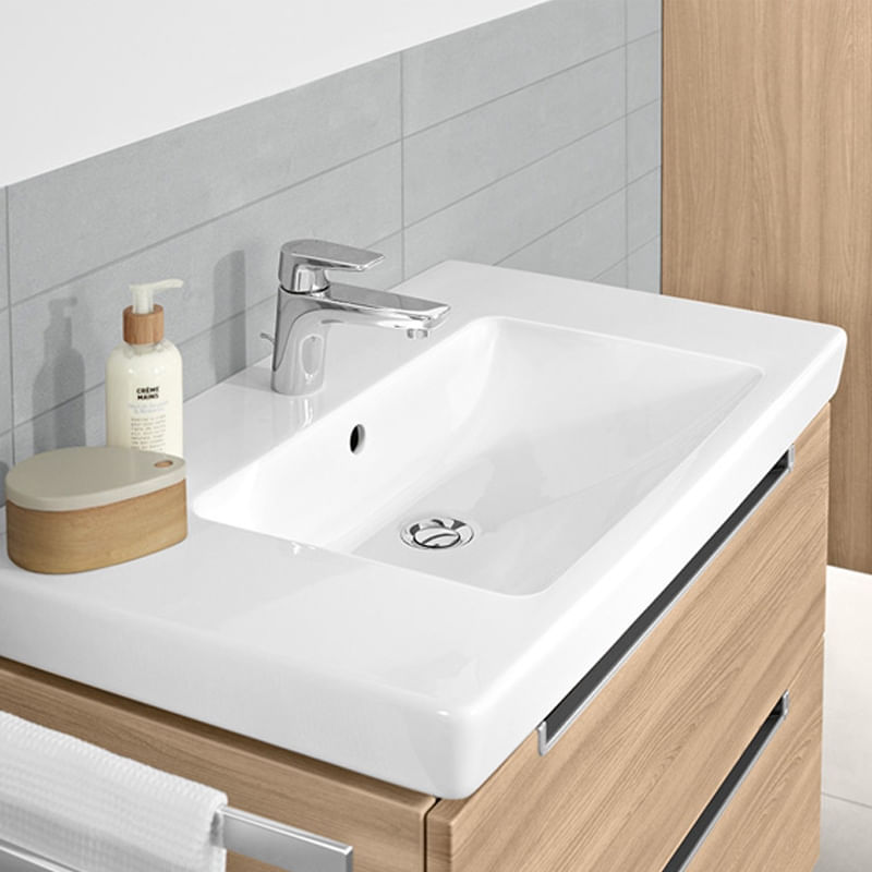 Casa si Gradina - Sanitare - Lavoar baie si accesorii - Lavoare si piedestale - Lavoar Villeroy & Boch, Subway 2.0, 80 cm, alb alpin - Infinity.ro