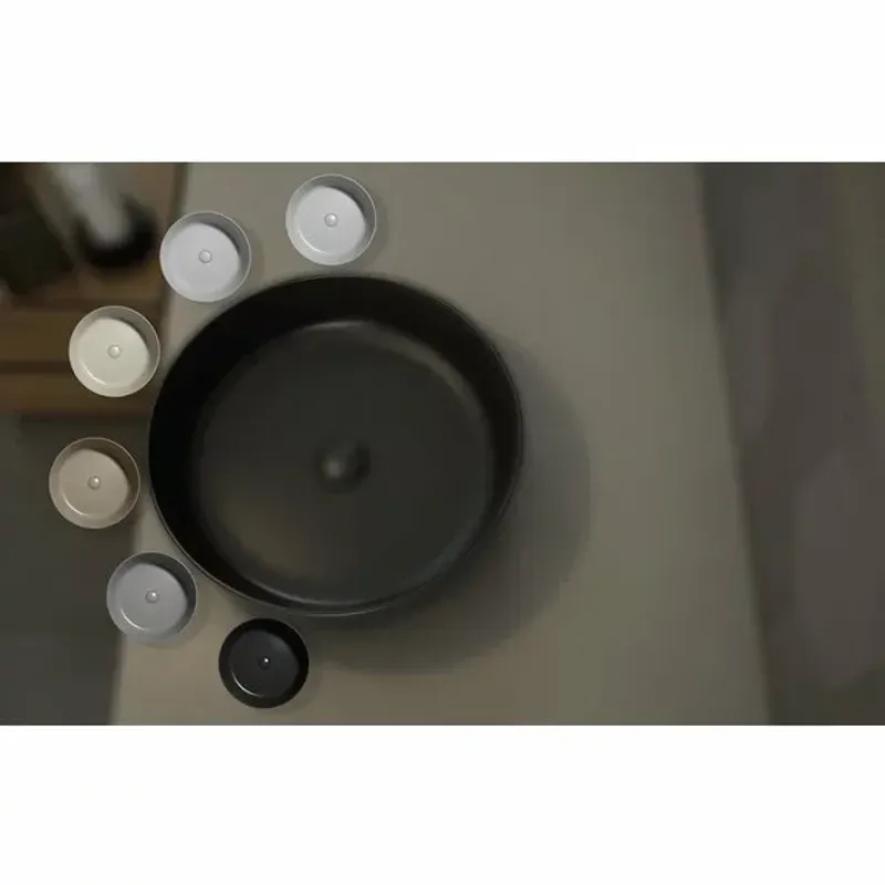 Casa si Gradina - Sanitare - Lavoar baie si accesorii - Lavoare si piedestale - Lavoar cappuccino rectangular Rak Feeling 50x36 cm - Infinity.ro