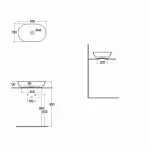 Casa si Gradina - Sanitare - Lavoar baie si accesorii - Lavoare si piedestale - Lavoar rotund bej mat Rak Feeling 42 cm - Infinity.ro