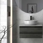 Casa si Gradina - Sanitare - Lavoar baie si accesorii - Lavoare si piedestale - Lavoar pe blat KolpaSan Alexis 38 cm alb - Infinity.ro