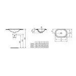 Casa si Gradina - Sanitare - Lavoar baie si accesorii - Lavoare si piedestale - Lavoar incastrat Ideal Standard Connect 62x41 cm - Infinity.ro