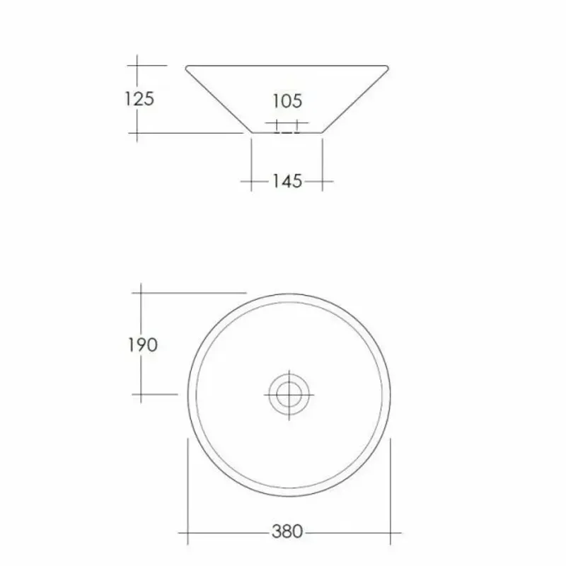 Casa si Gradina - Sanitare - Lavoar baie si accesorii - Lavoare si piedestale - Lavoar pe blat Rak Ceramics Daisy 38 cm - Infinity.ro
