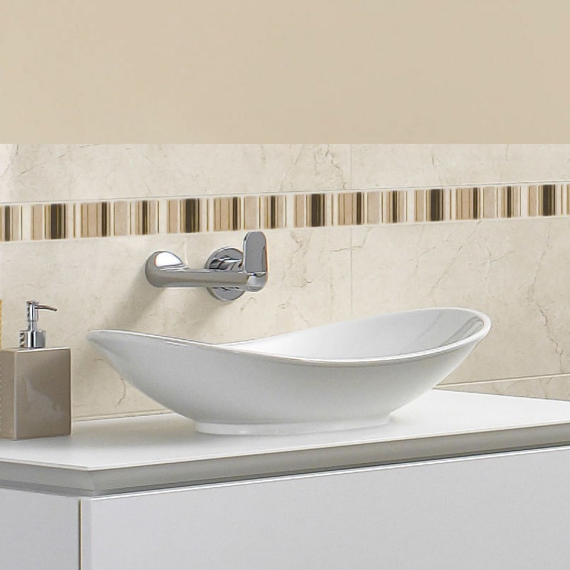 Casa si Gradina - Sanitare - Lavoar baie si accesorii - Lavoare si piedestale - Lavoar pe blat Villeroy & Boch, My Nature, CeramicPlus, 81 cm, alb - Infinity.ro