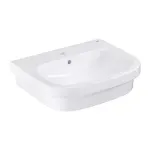 Casa si Gradina - Sanitare - Lavoar baie si accesorii - Lavoare si piedestale - Lavoar pe blat Grohe Euro Ceramic alb Alpine White 60 cm - Infinity.ro