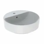 Casa si Gradina - Sanitare - Lavoar baie si accesorii - Lavoare si piedestale - Lavoar pe blat Geberit Variform rotund cu preaplin 45 cm - Infinity.ro