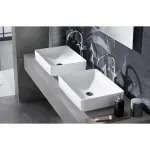 Casa si Gradina - Sanitare - Lavoar baie si accesorii - Lavoare si piedestale - Lavoar incastrat Geberit Variform dreptunghiular cu preaplin 55x40 cm - Infinity.ro